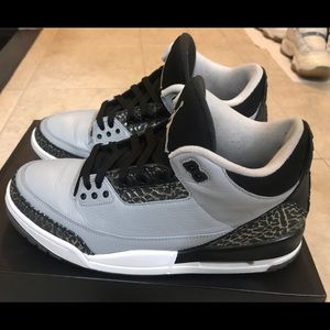 Jordan 3 Wolf Grey - US size 9.5